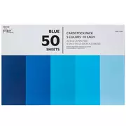 Blue Gradient Cardstock Paper Pack