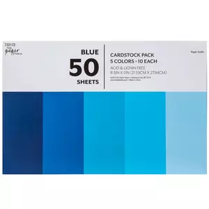 Printd Cardstock - Blue on Ivory Paper – 1320LLC