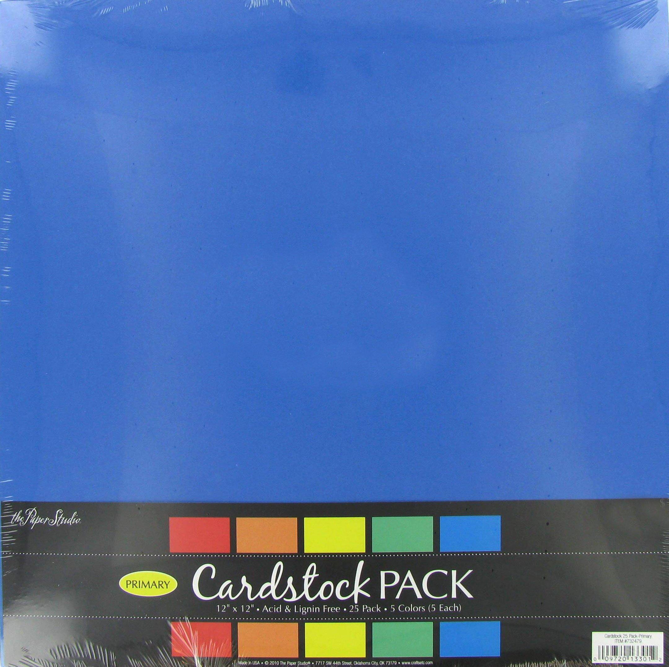 Primary Cardstock Paper Pack