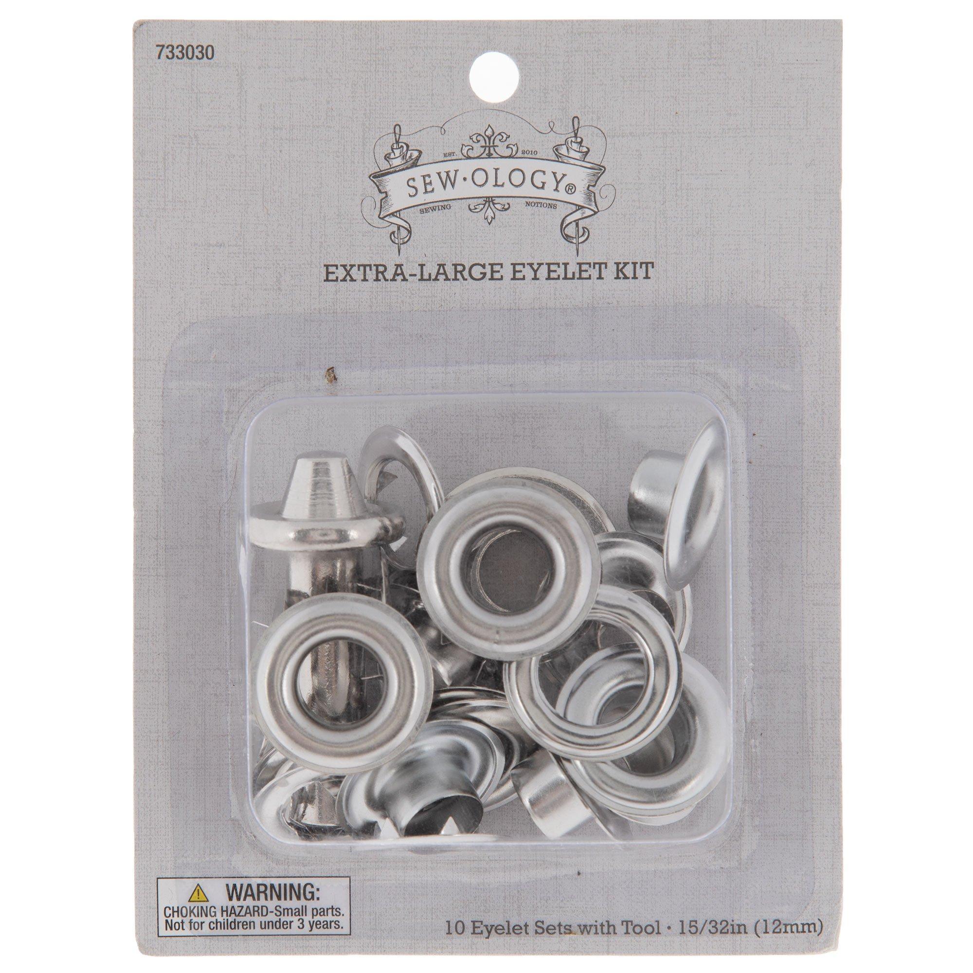 Dritz Eyelets W/ Tool - 5/32 - 25 Sets/Pack - Silver