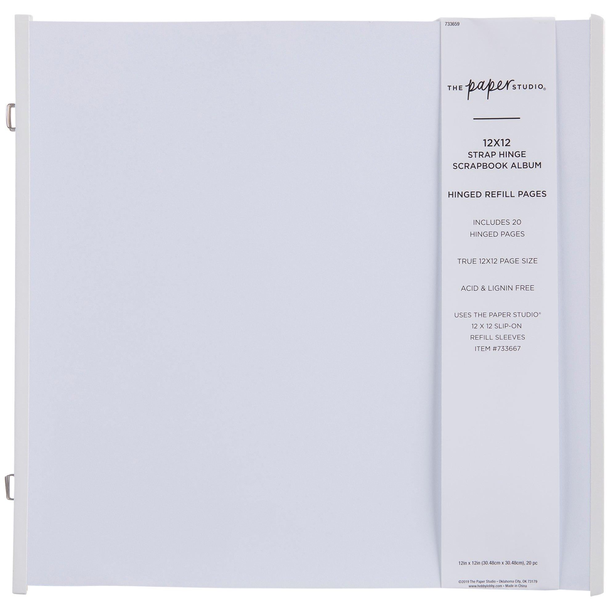 Strap Hinge Album Refill Pages - 12