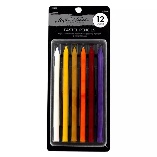 Master's Touch Pastel Colored Pencils - 12 Piece Set, Hobby Lobby