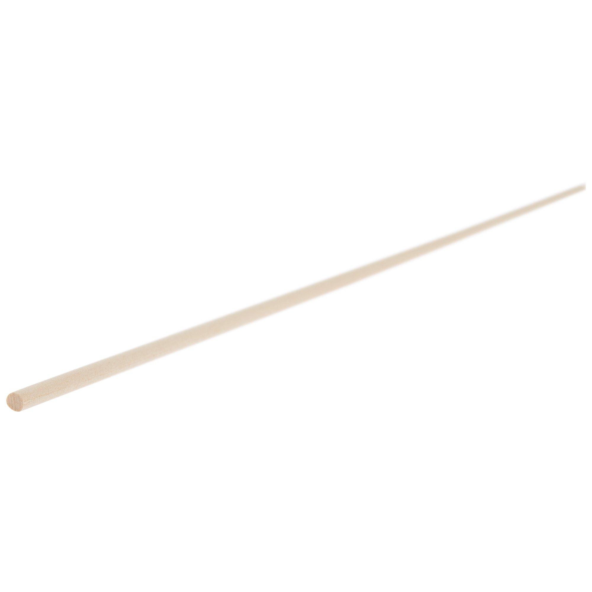 Round Wood Dowels 3/16" dimensions view 1