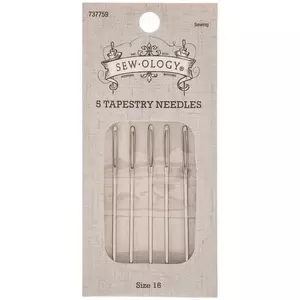  Needlepoint Hand Needles-size 18 2/pkg