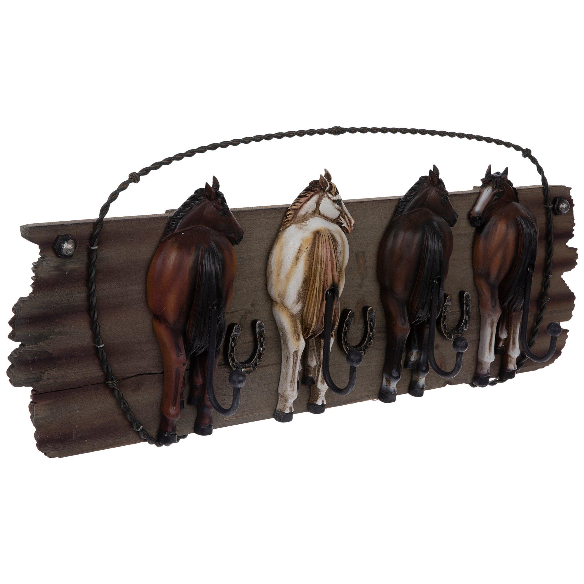 Horse Wood Wall Decor With Hooks Hobby Lobby 745257