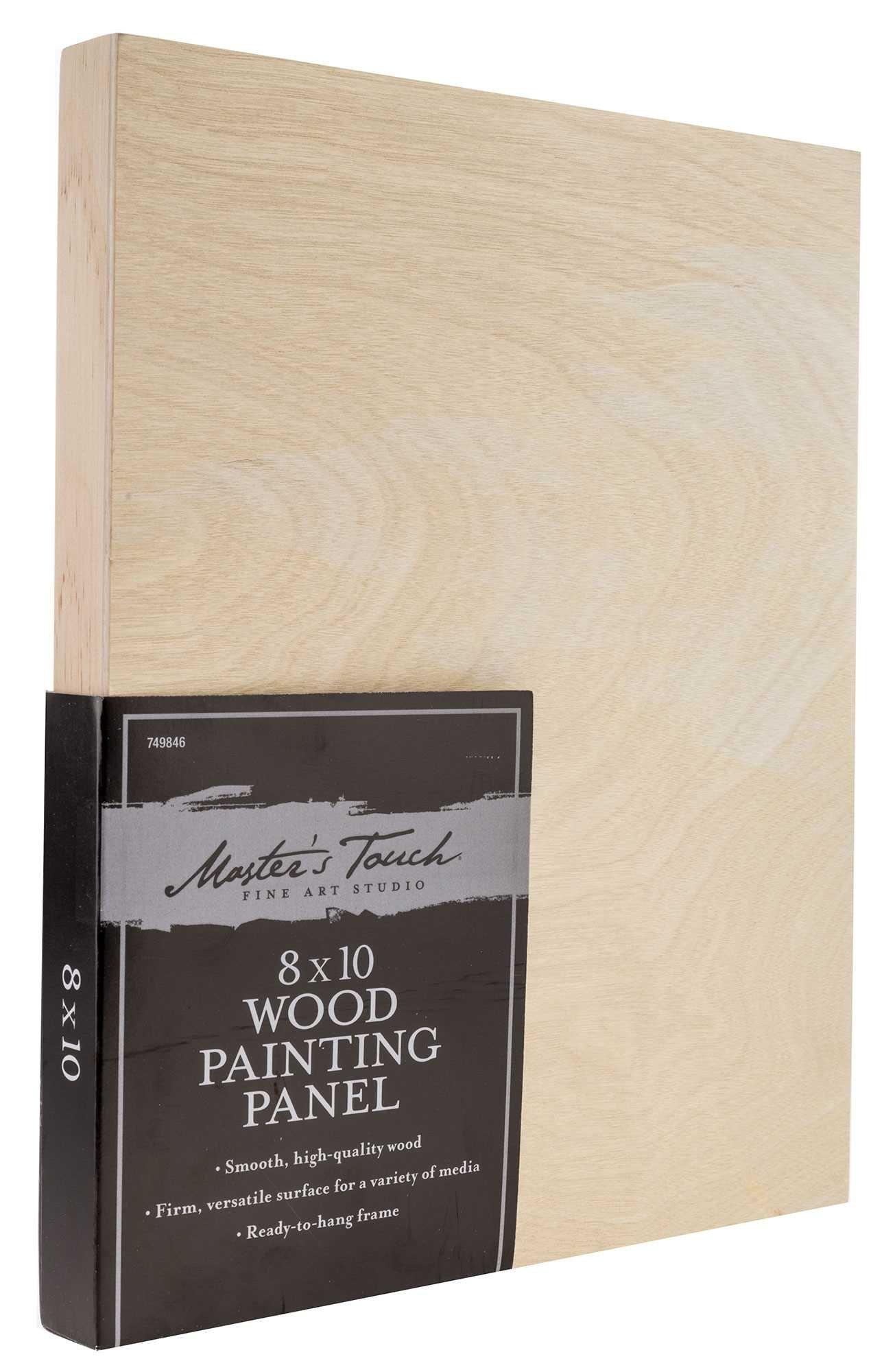 Unfinished Wood Canvas Boards for Painting 10 X 10 in 6 Pack for sale  online