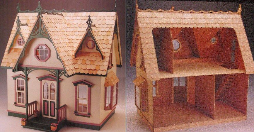 Orchid all shop wood dollhouse kit