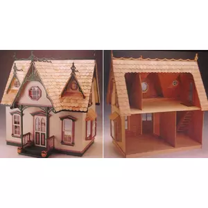 Orchid All Wood Dollhouse Kit