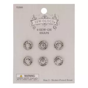  NOLITOY 5 Sets Sew-on Snap Buttons Button Fastener