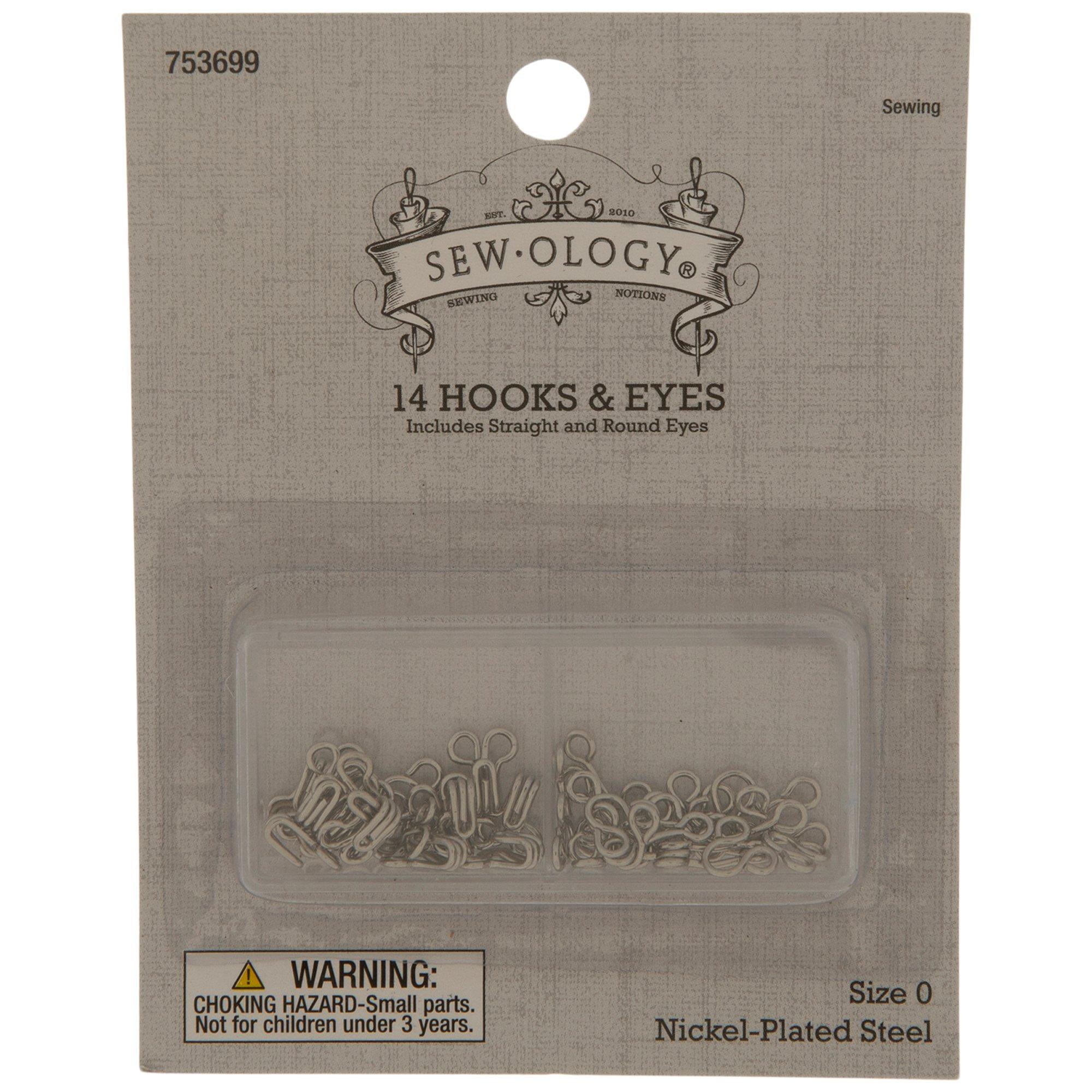 Lakesstory Hook & Eyes Sewing Hooks and Eyes Hook and Eye Fasteners for Bra Clothing Trousers Skirt 4 Sets in A Pack