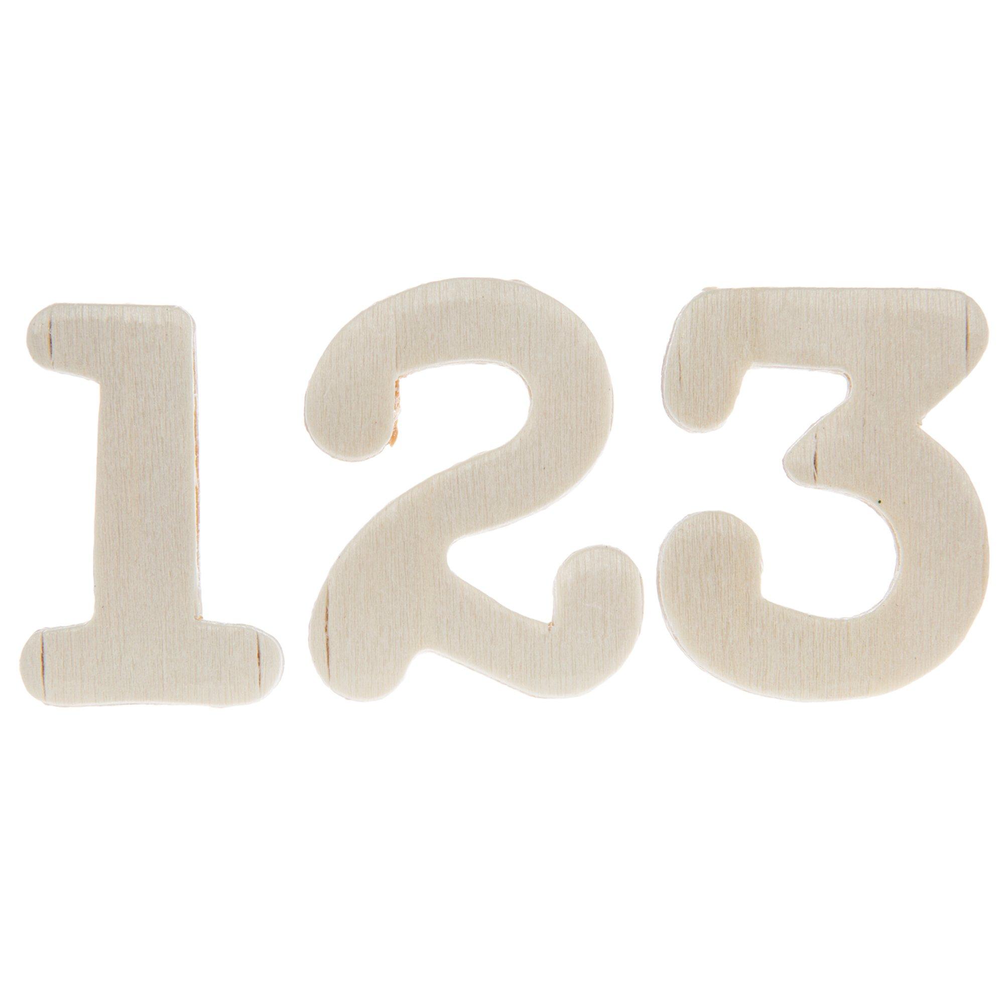 Typewriter Wood Numbers Hobby Lobby 753913