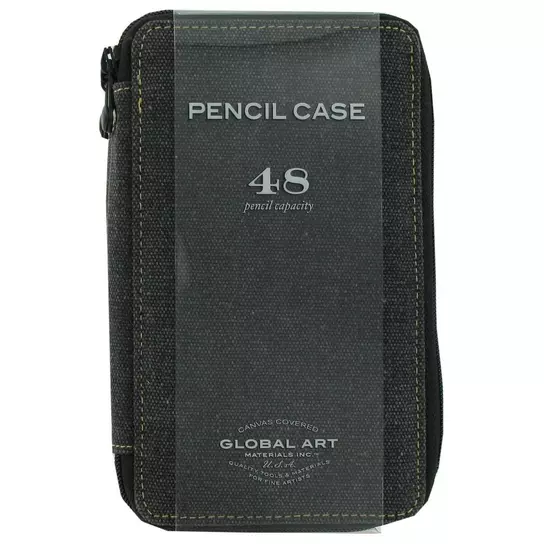 Black Canvas Pencil Case, Hobby Lobby