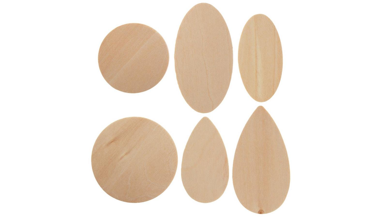 Teardrops, Ovals & Circles Wood Shapes | Hobby Lobby | 756247