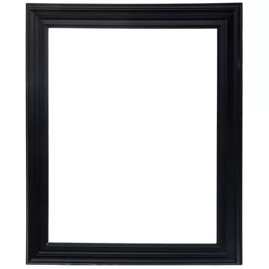  10x20 / 10 x 20 Picture Frame Satin Black .. 2'' wide
