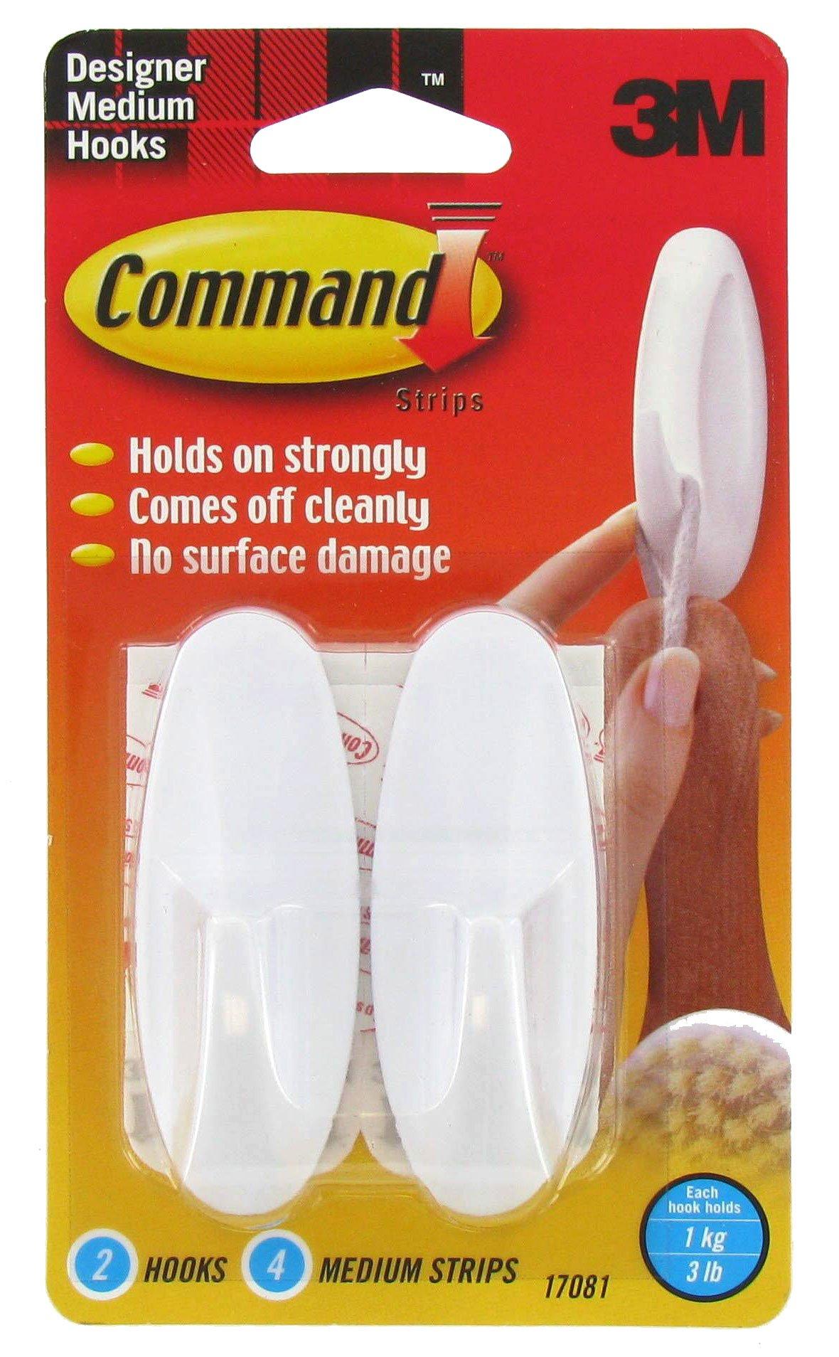 Command White Designer Hooks Medium Hobby Lobby 758490