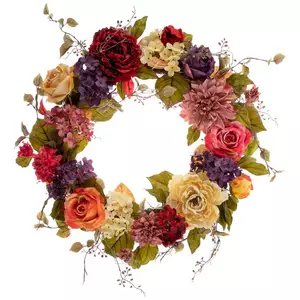 Rose, Peony & Hydrangea Wreath