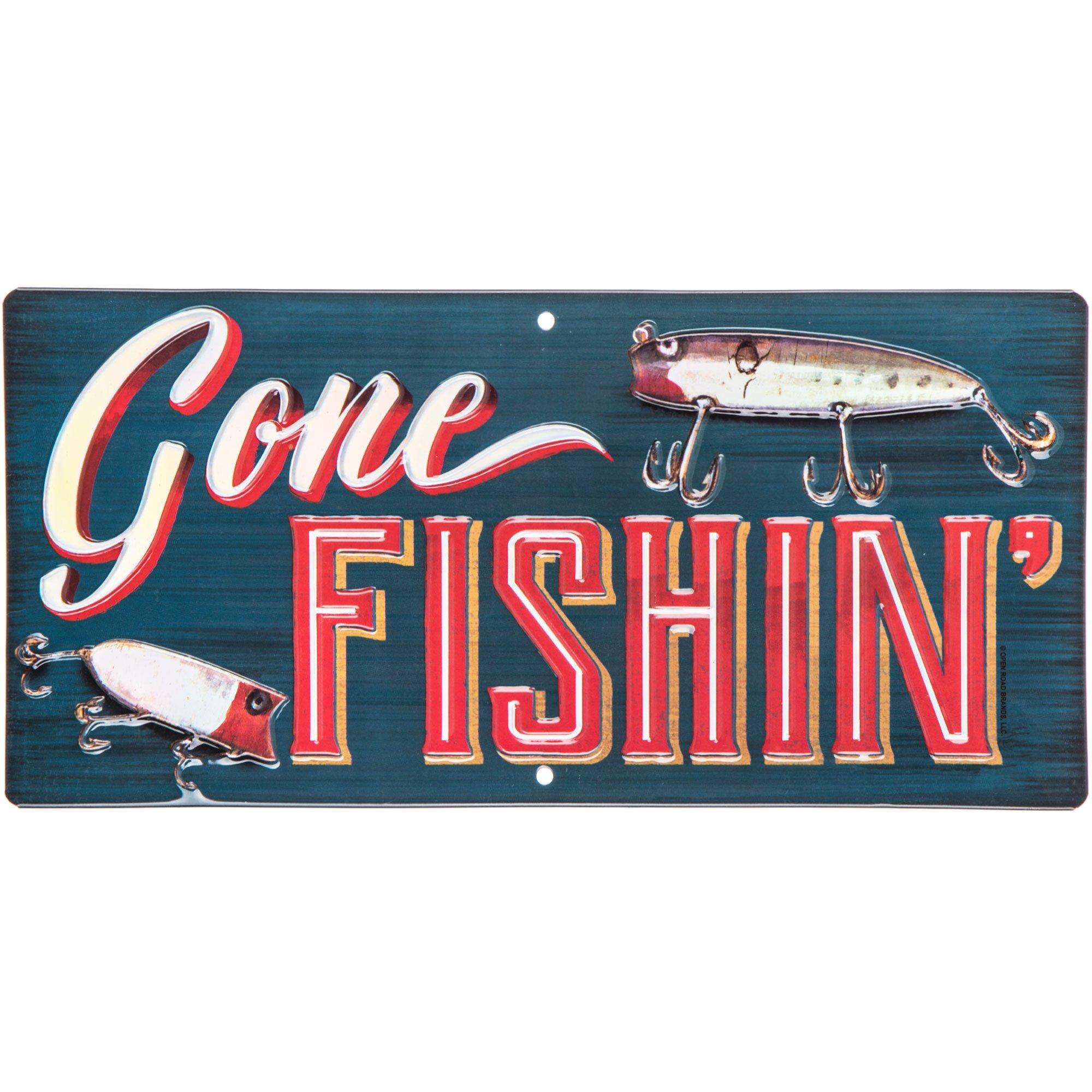 Gone Fishin Metal Sign, Hobby Lobby