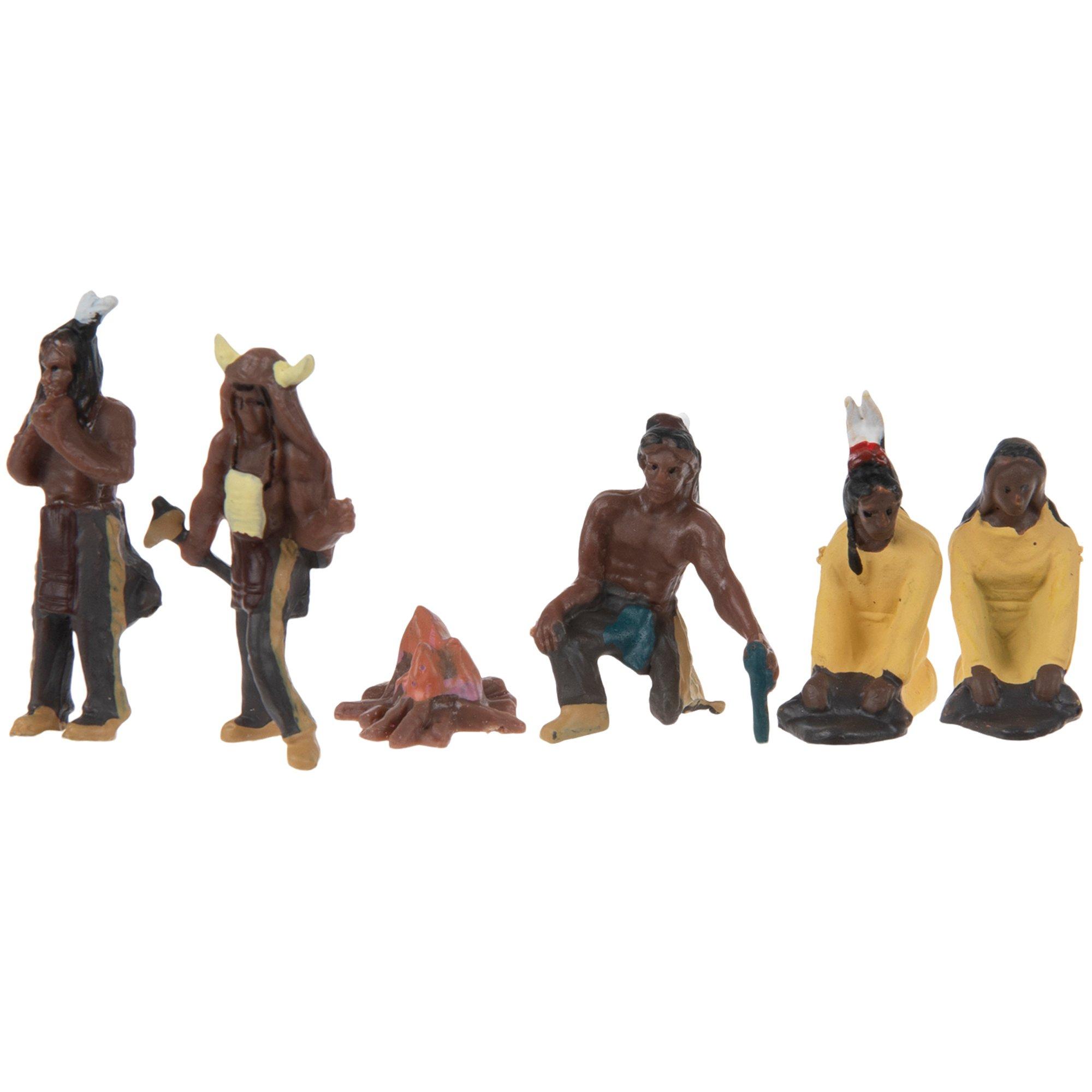 Miniature Native American Style Figures Hobby Lobby 762781