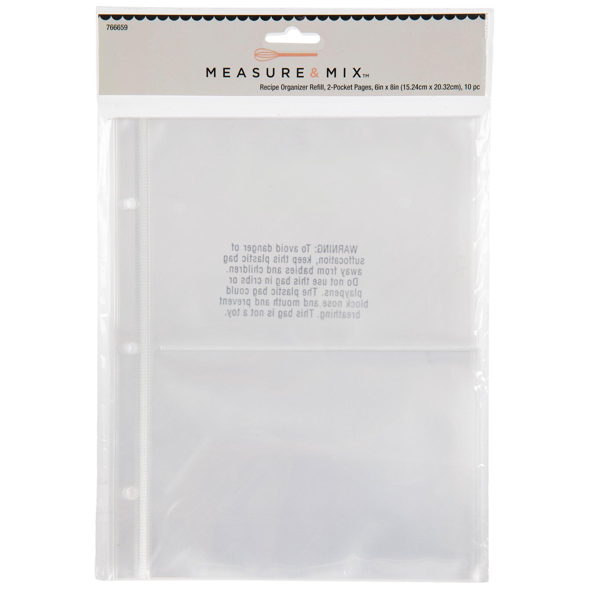 Recipe Organizer Refill Pages 4" x 6" Hobby Lobby 766659