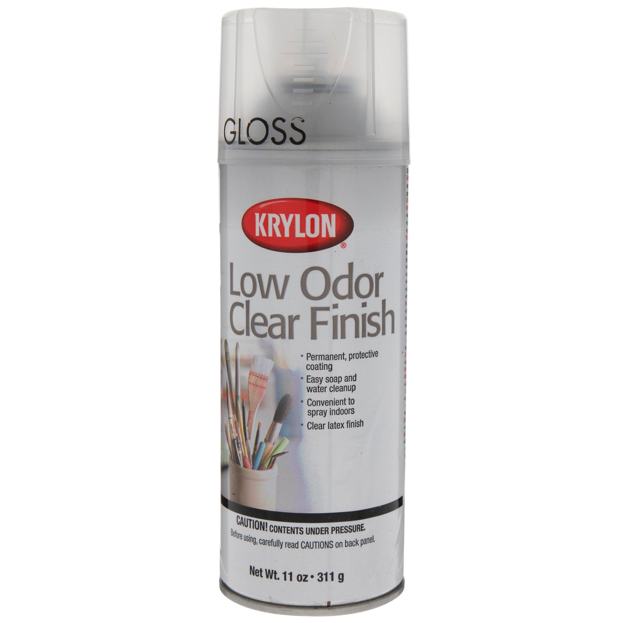 Low Odor Clear Matte Finish Spray Krylon Aerosol Spray, 11-ounce 