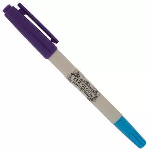 Water Soluble Fabric Marker Pen - Blue - Ackroyd and Adams Ltd