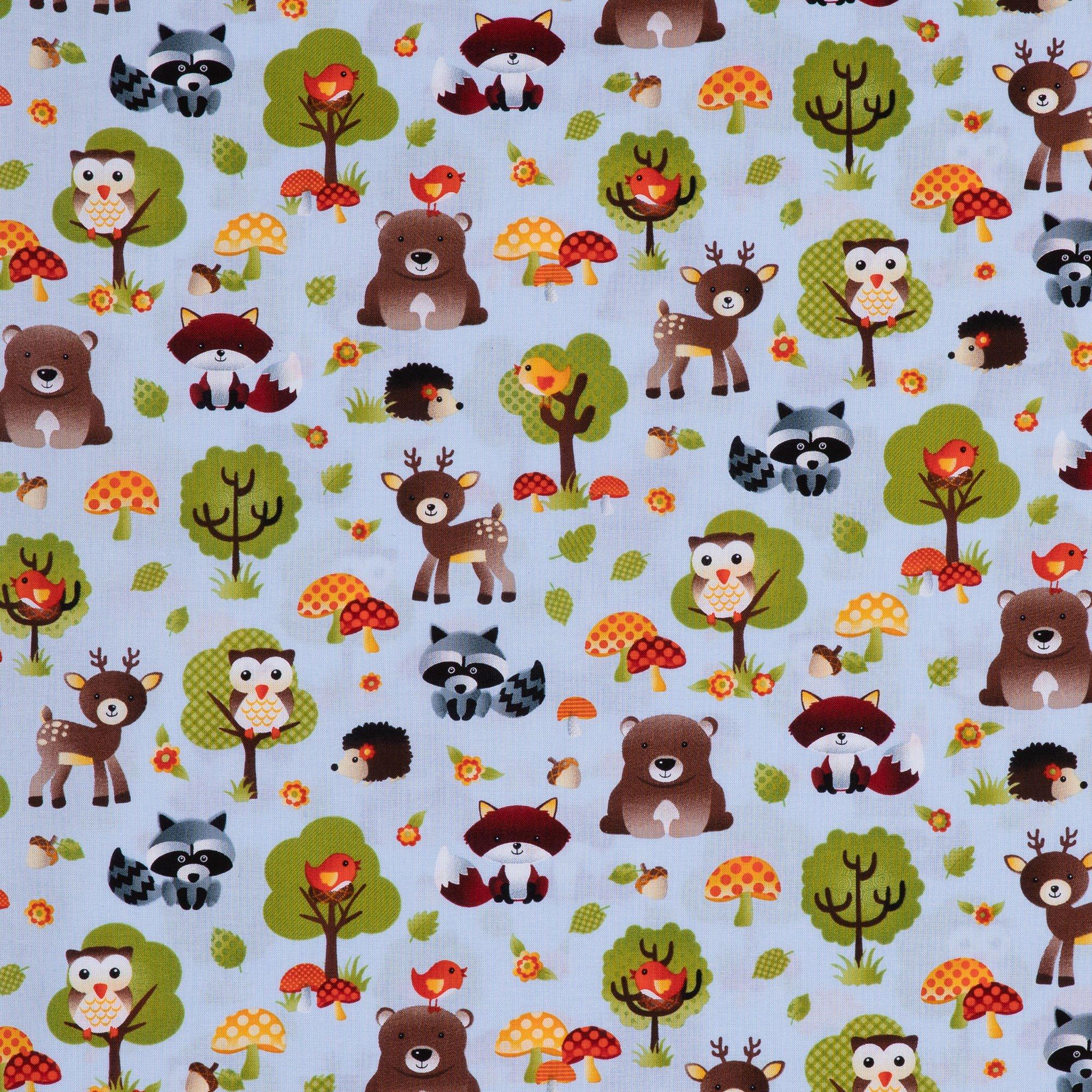 Forest Friends Cotton Calico Fabric | Hobby Lobby | 781492