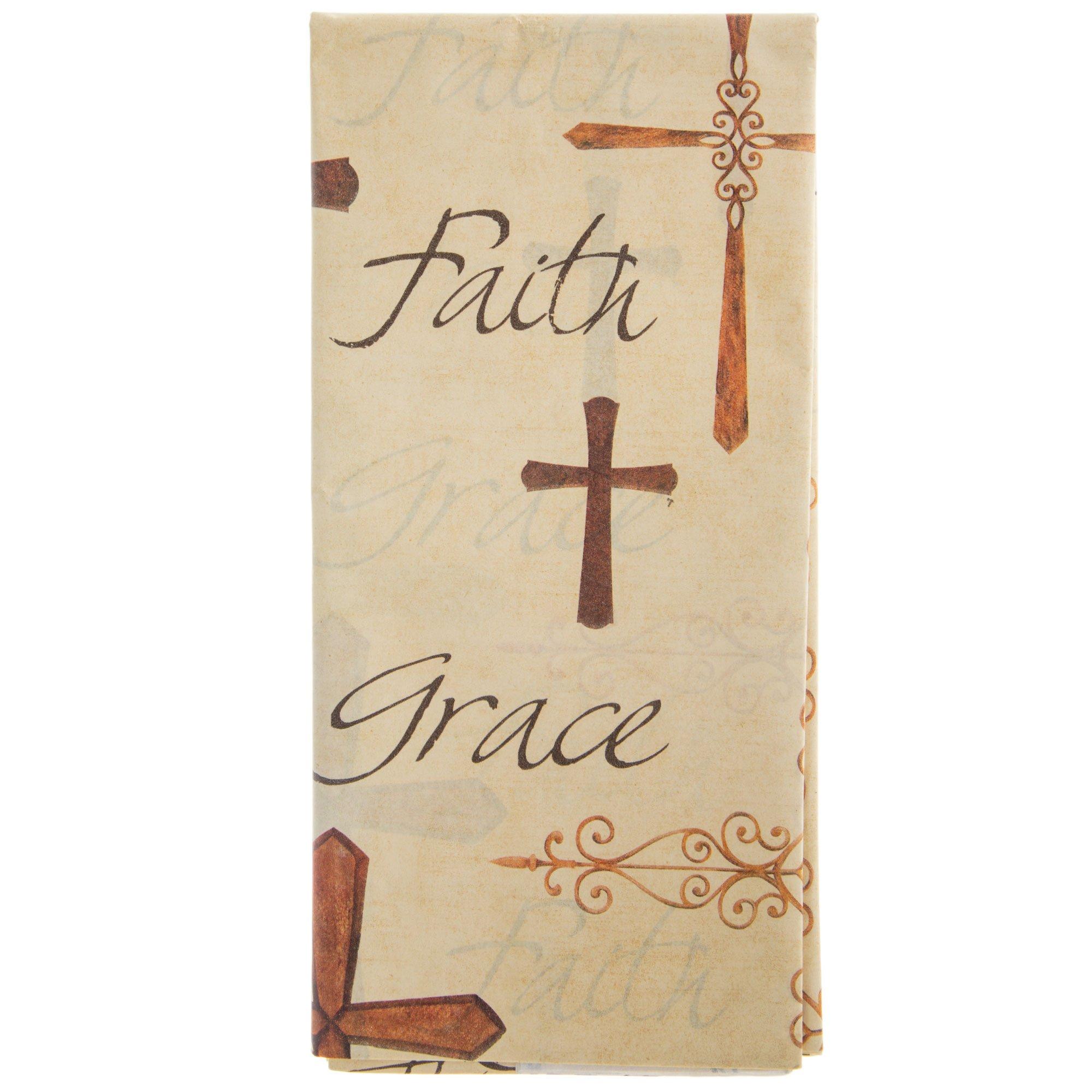 Brown & Tan Crosses Tissue Paper Hobby Lobby 785568