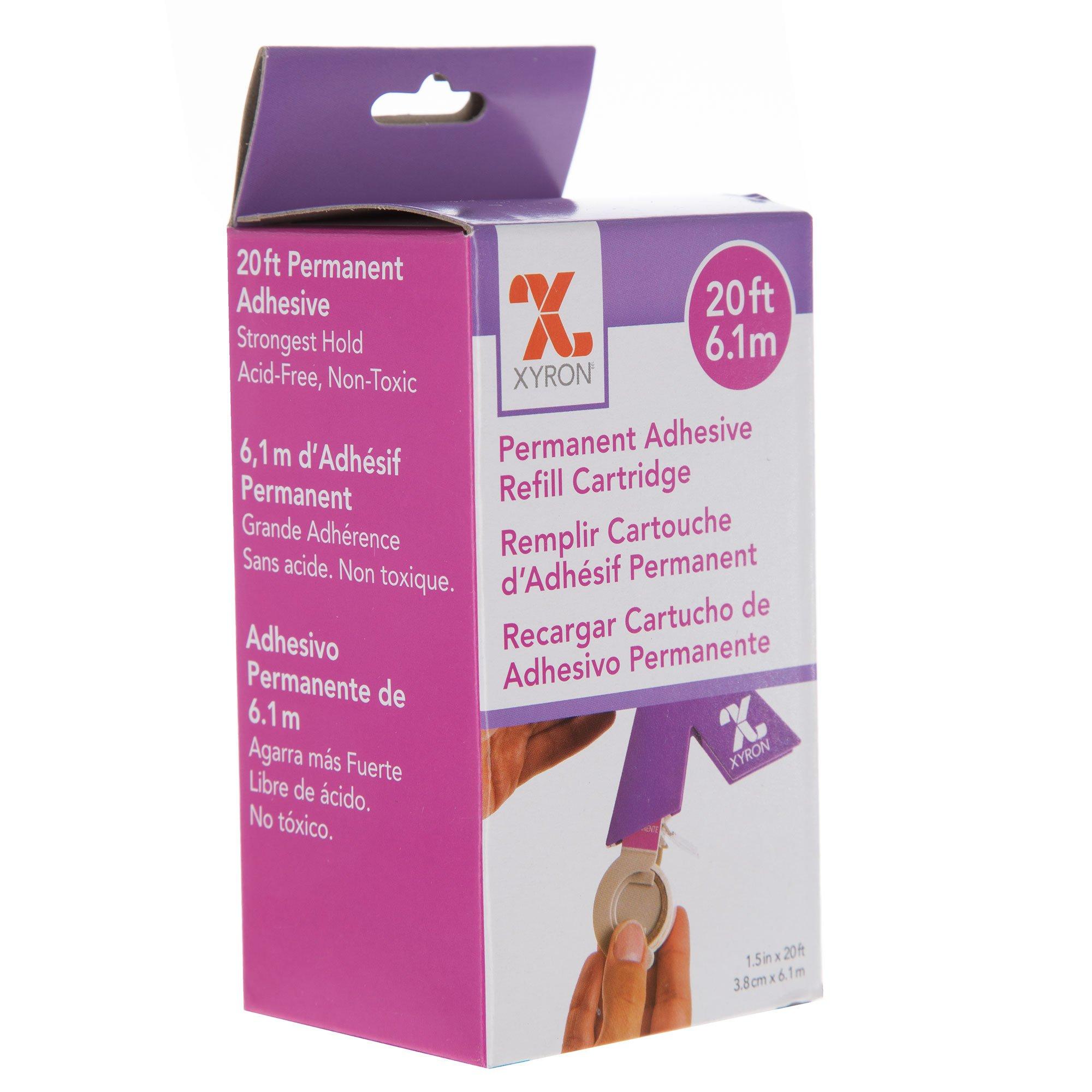 Xyron Permanent Adhesive Refill for Create-A-Sticker Mini, 2.5 x 20', Create-A-Sticker Mini
