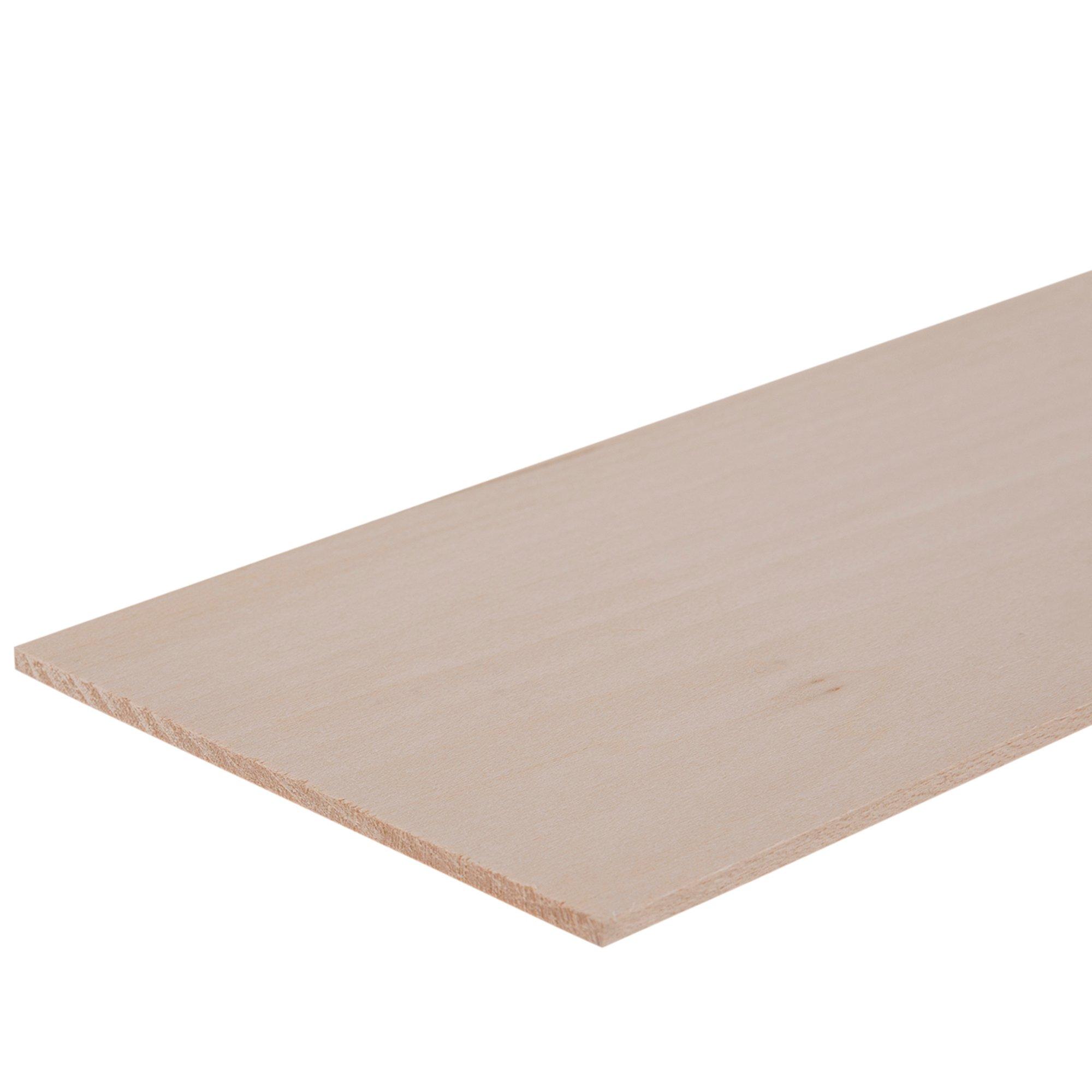 Basswood Sheet 4" Hobby Lobby 789347