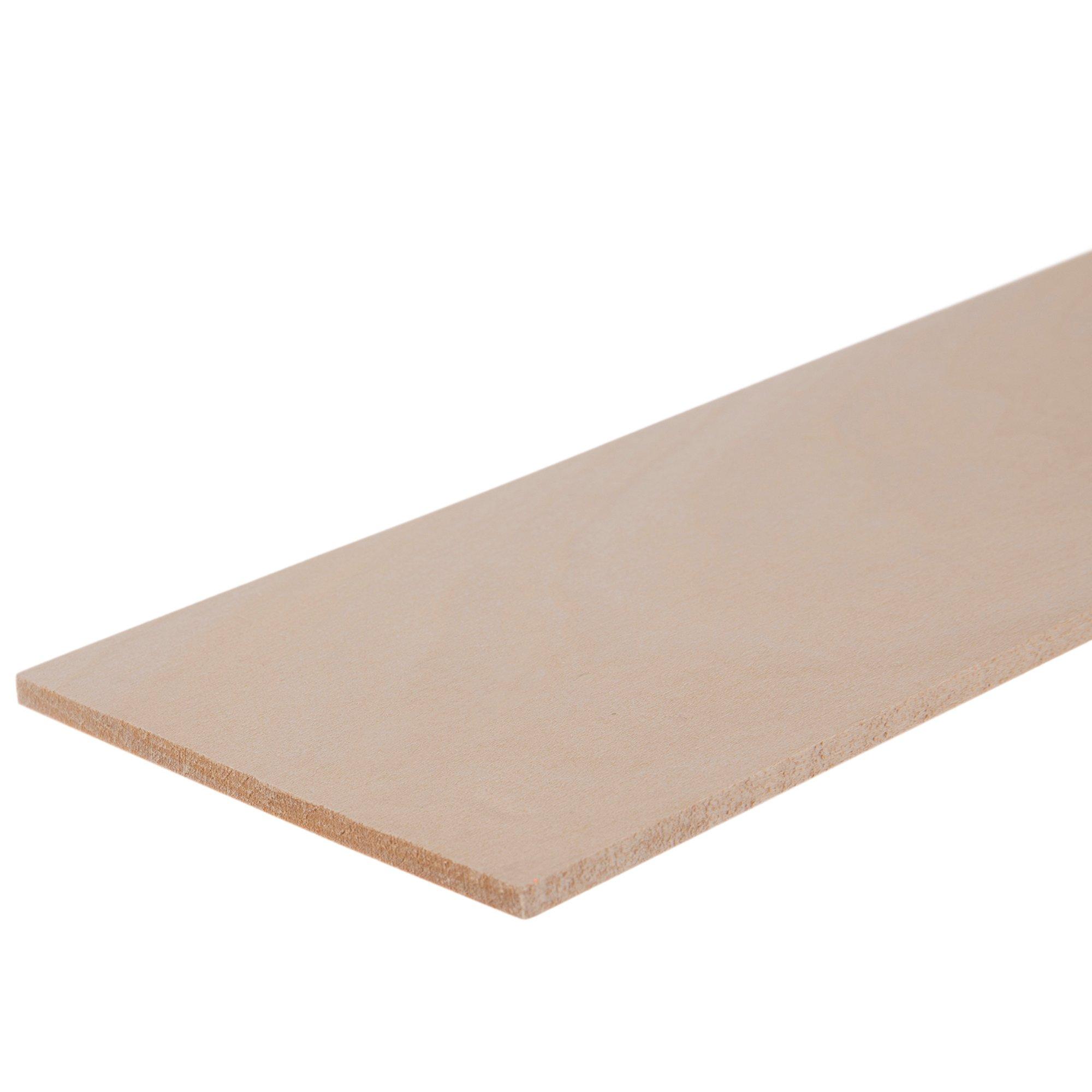 Basswood Sheet 4" Hobby Lobby 790139