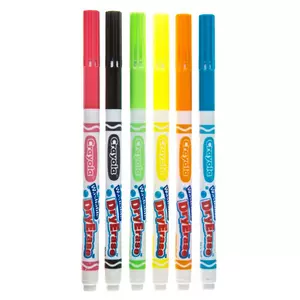 Cra-Z-Art Washable Dry Erase Markers - 6 Count, 1 Count - Mariano's