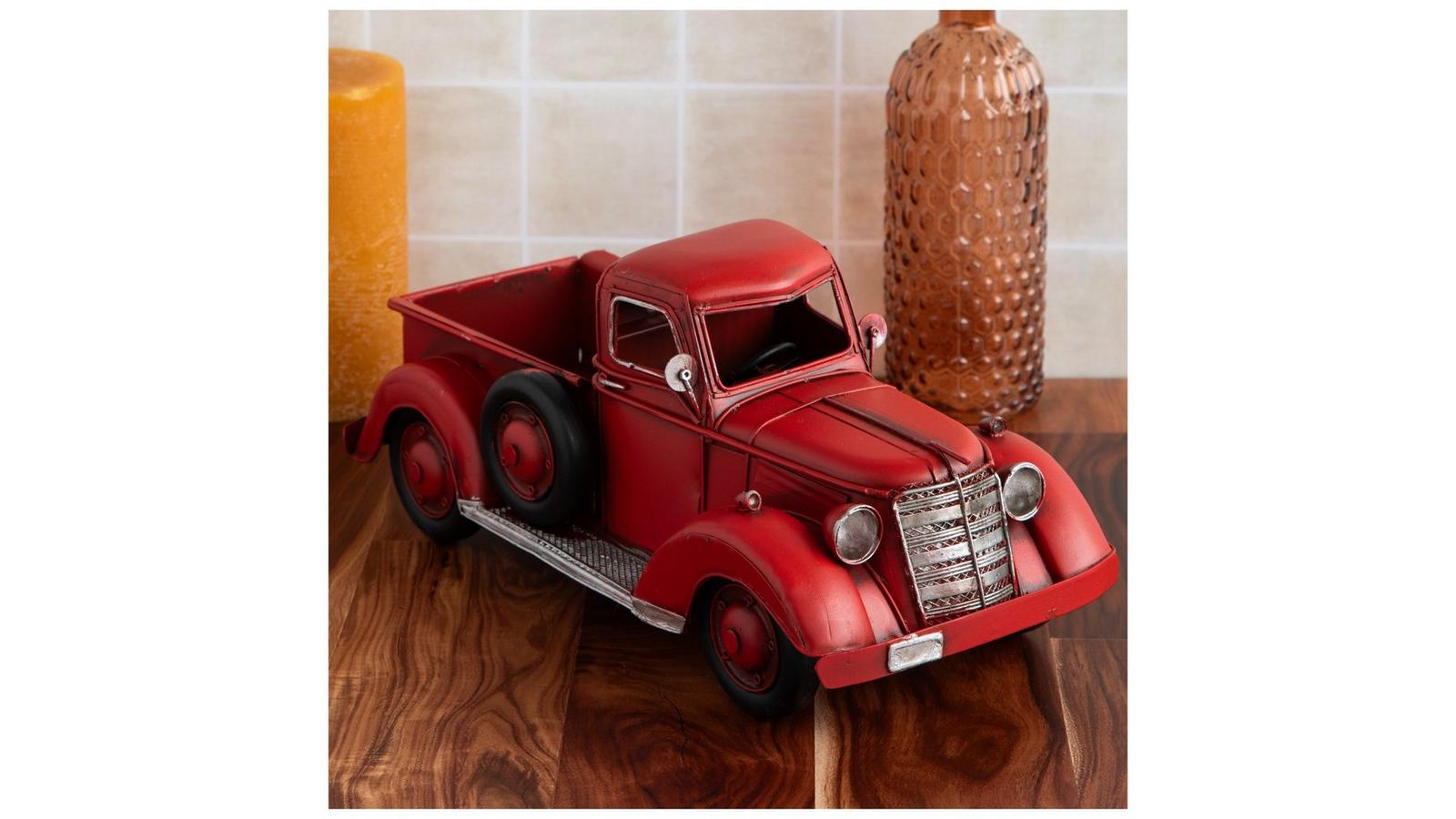 Red Vintage Metal Truck Decor | Hobby Lobby | 794321