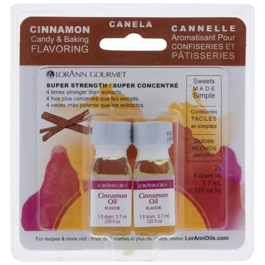 Cinnamon Oil LorAnn Hard Candy Flavoring 1 oz 