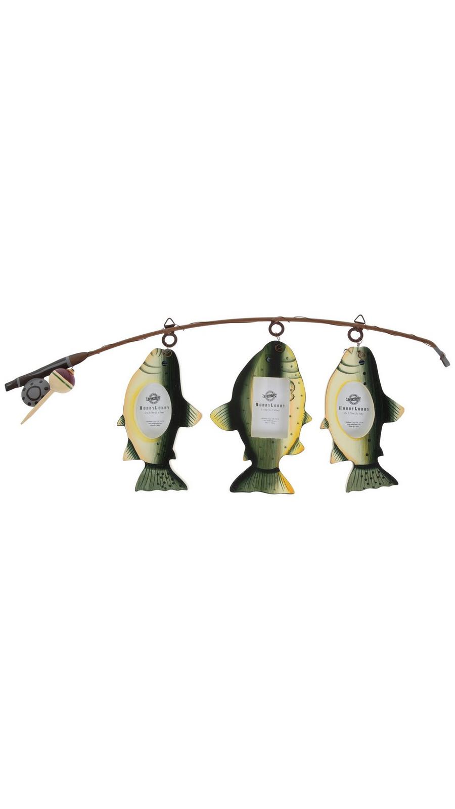 Fish On Fishing Pole Collage Frame | Hobby Lobby | 799403