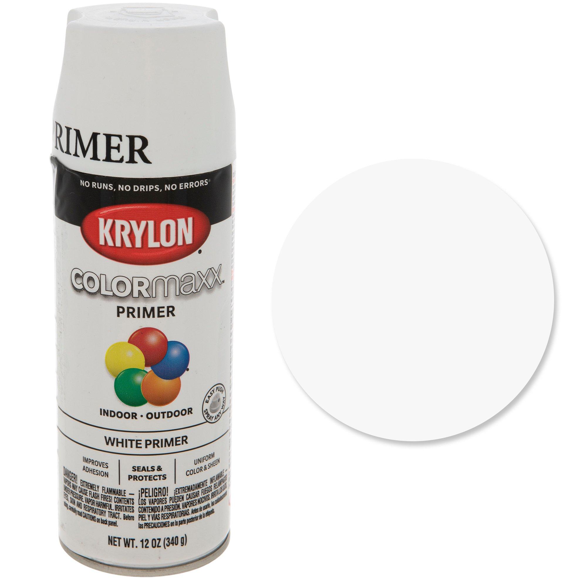 Krylon Colormaxx Matte Spray Paint & Primer, White - McDaniel's Do it Center