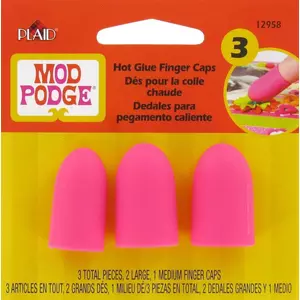 Mod Podge Hot Glue Finger Caps