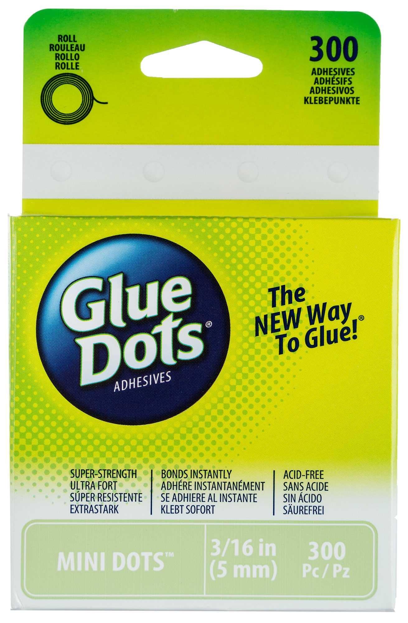 Dodz Adhesive Dots, 6 mm, 0,5 mm, 300 pc, 1 Roll