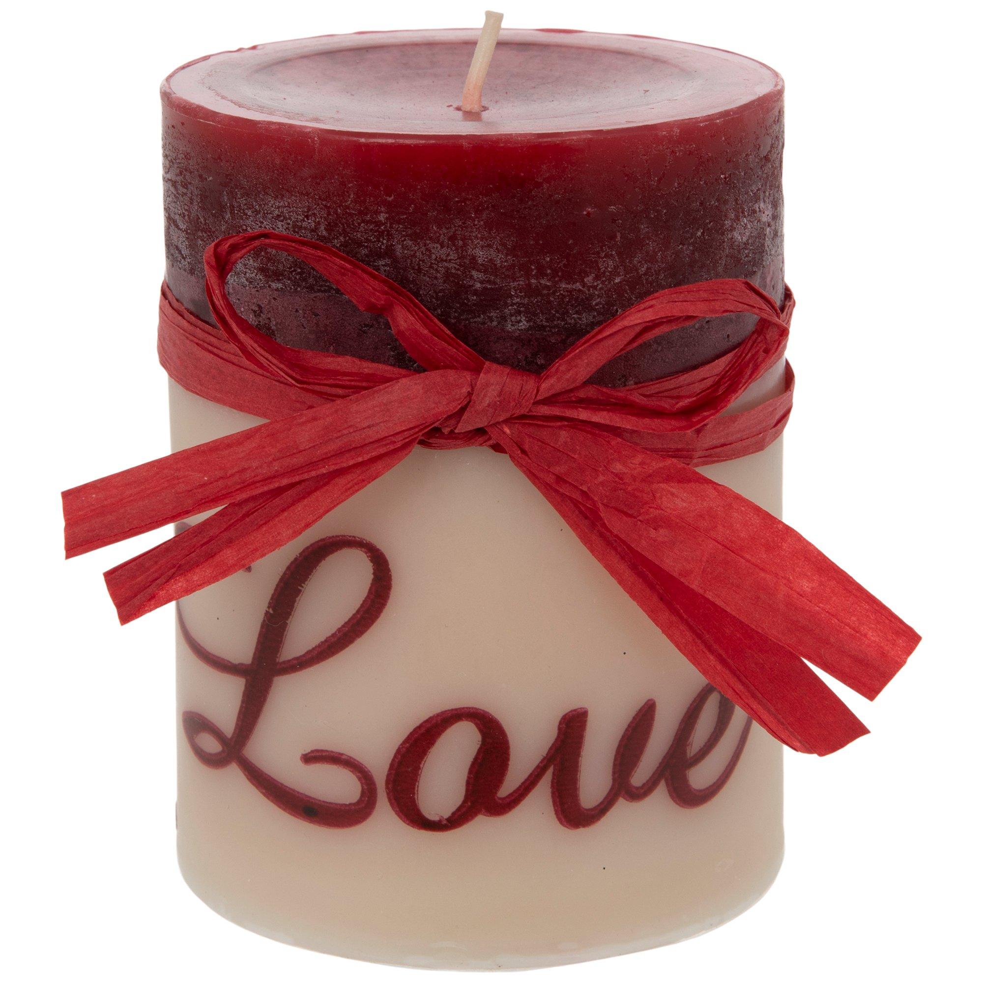 Love Pillar Candle Hobby Lobby 805911
