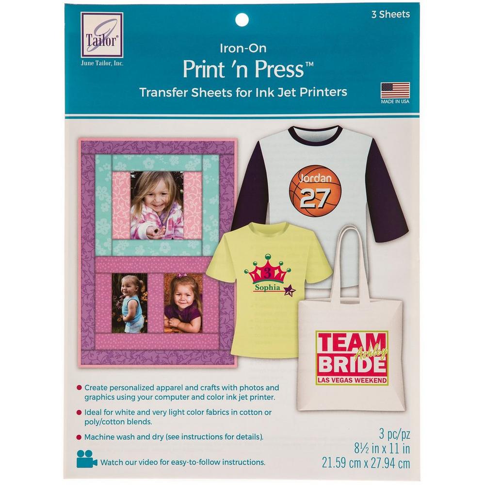 Print 'N Press Iron-On Inkjet Paper Hobby Lobby 806240