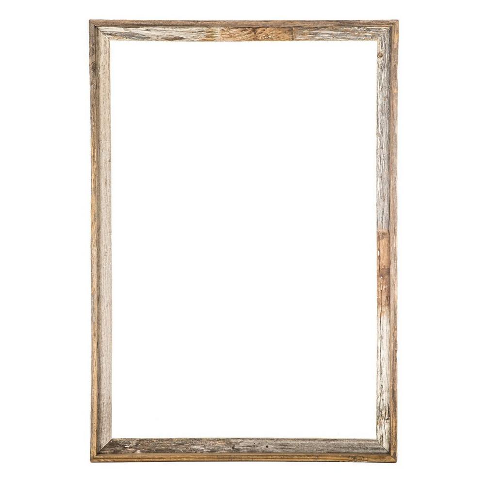 Brown Barnwood Open Frame