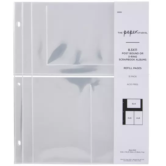 Refill Pages - Photo Album #2 Large (white pages)