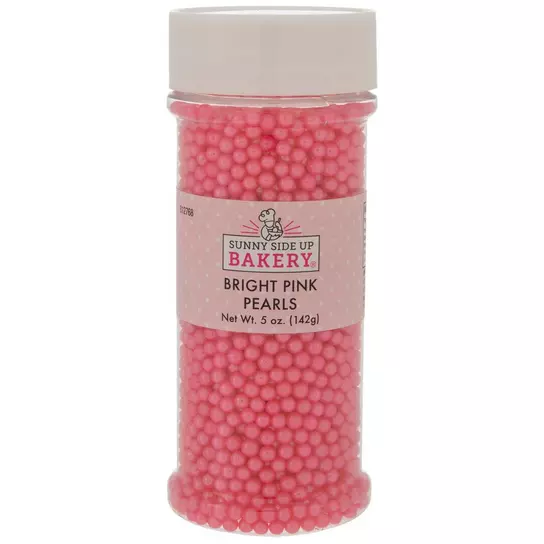 Sugar Pearl Sprinkles, Pastel Pink, 5 oz. - Wilton