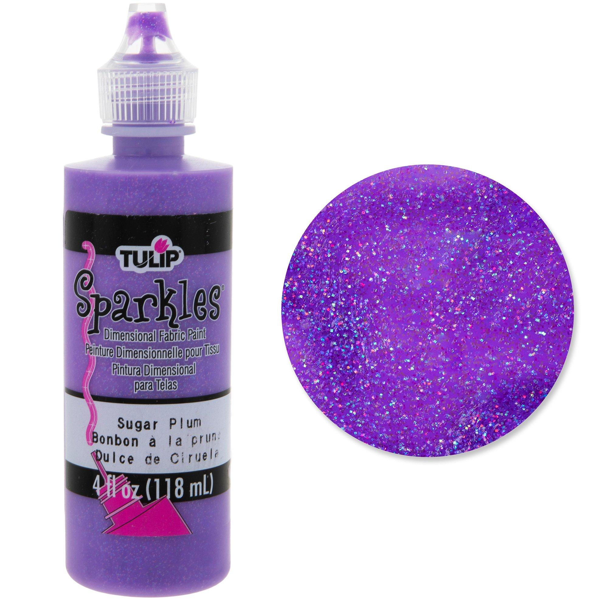 12 Pack: Tulip® Glitter® Diamond Dimensional Fabric Paint 