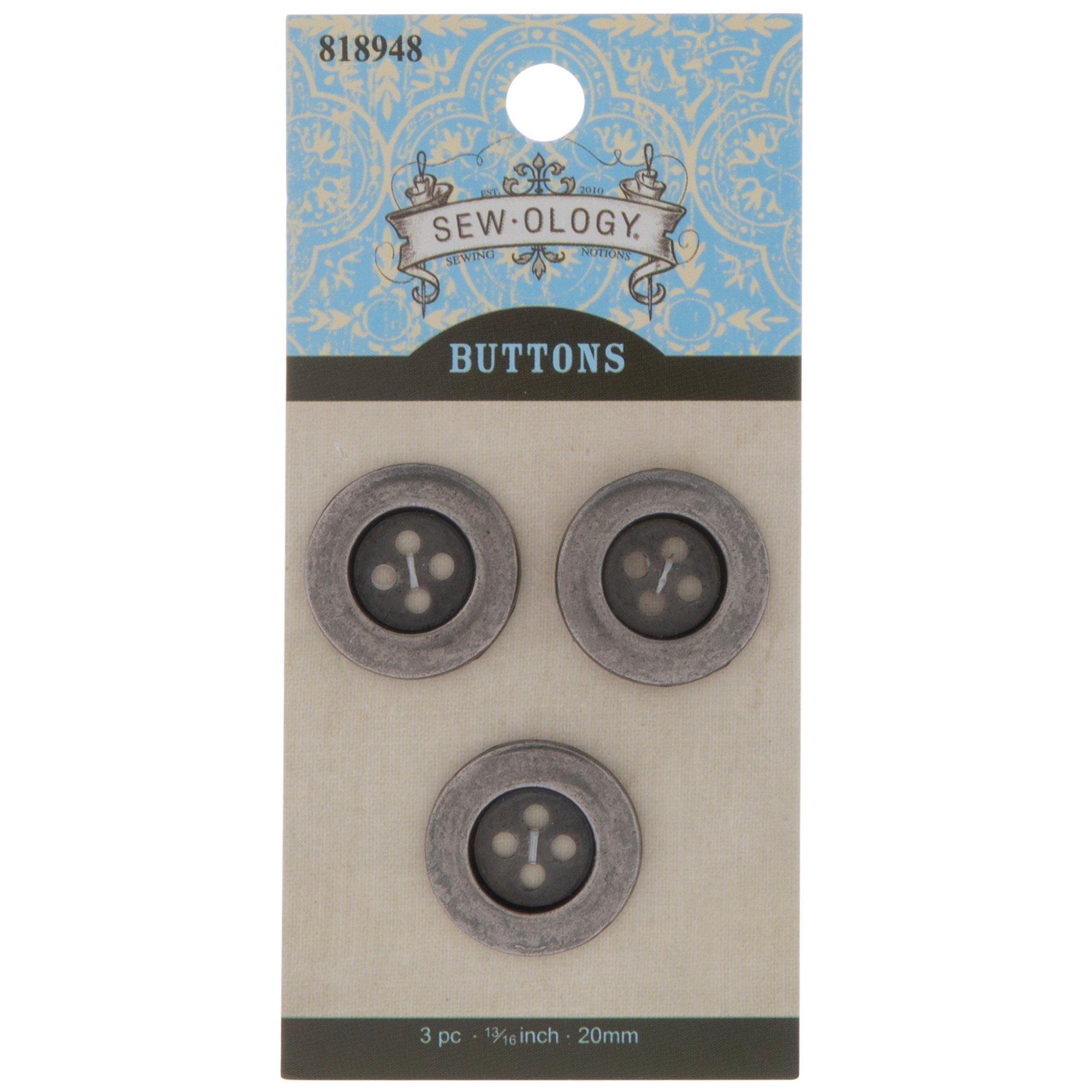 Round Metal Buttons | Hobby Lobby | 818948