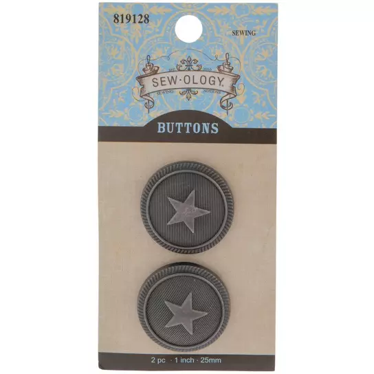Star Buttons, Hobby Lobby, 812065