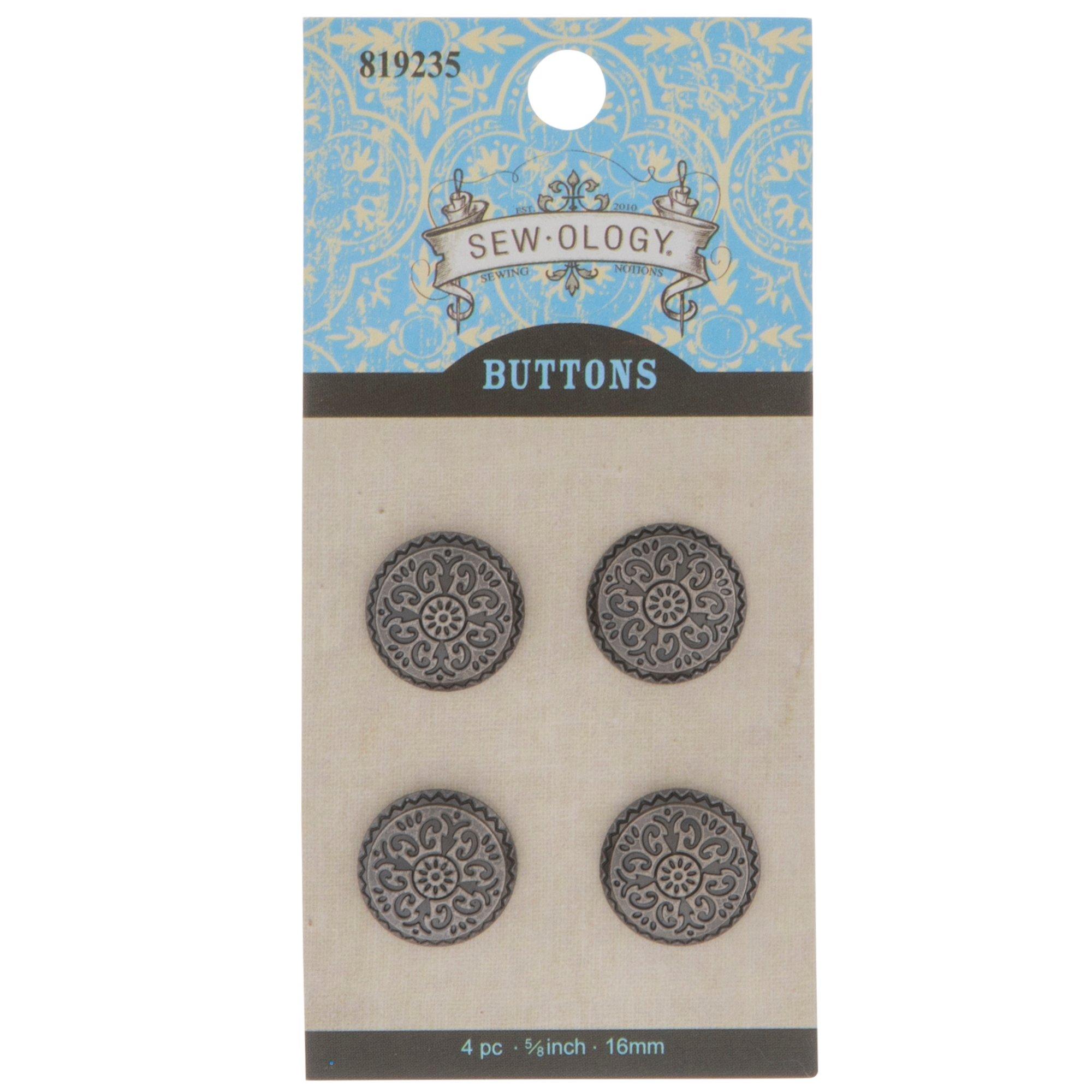 Ornate Round Shank Buttons Hobby Lobby 819235