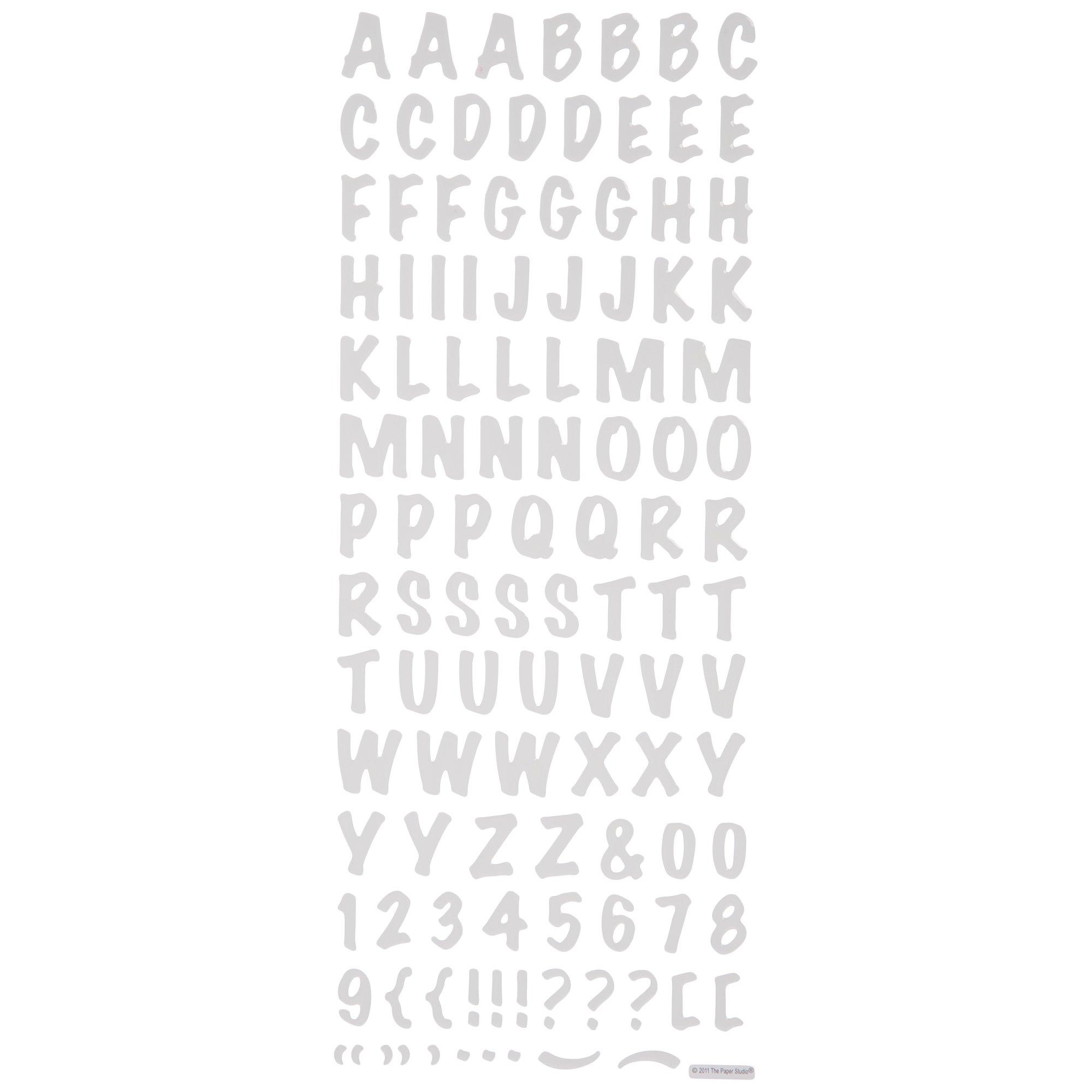 Block Alphabet Stickers Hobby Lobby 836148