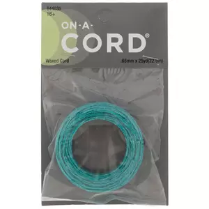 Waxed Linen Cord - 0.65mm