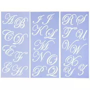 Laminated Oilboard Letter & Number Stencils, Hobby Lobby, 511246