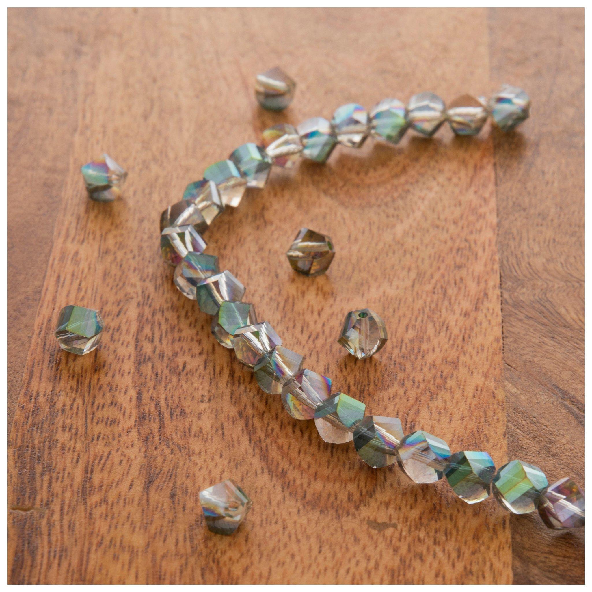 Iridescent Glass Bead Strand Hobby Lobby 844548